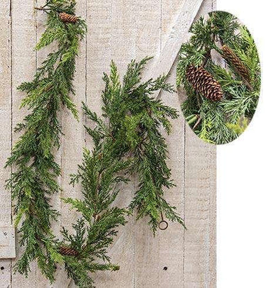 Prickly Pine Garland, Christmas Green - The Fox Decor